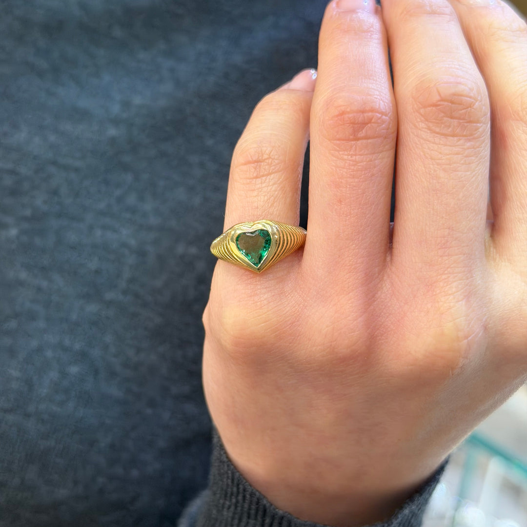 Emerald Heart Signet