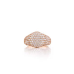Load image into Gallery viewer, Full Diamond Pavé Pinky Ring
