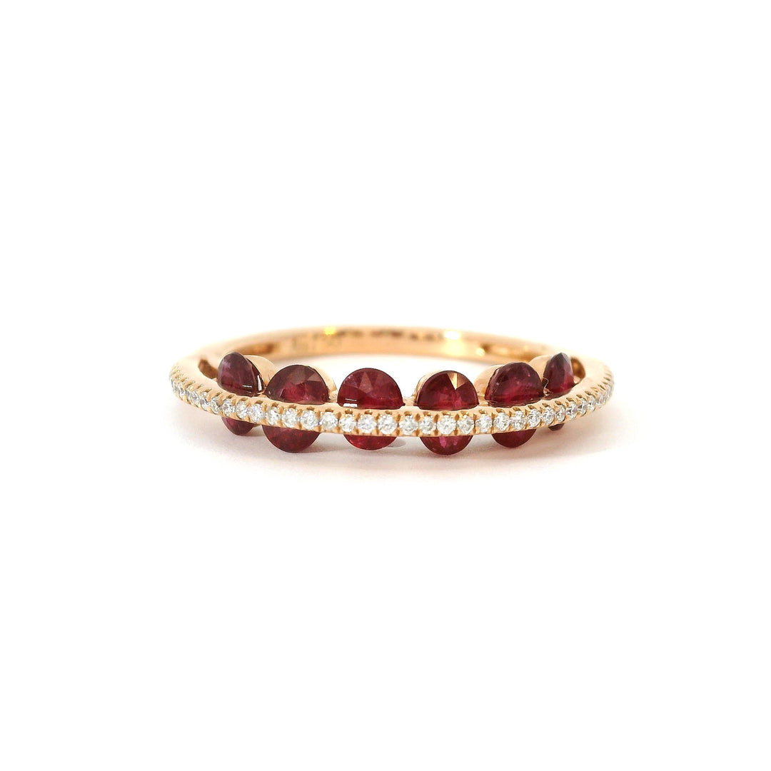 Rubies Constellation Ring