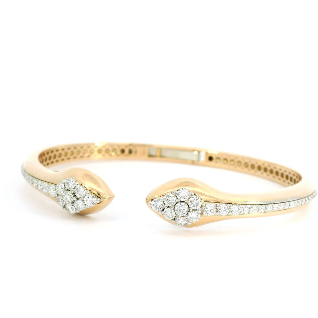 Dual Snake Head Bracelet