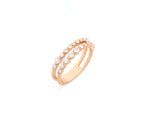 Load image into Gallery viewer, 2 Row Graduated Diamonds band
