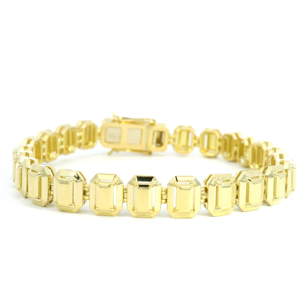 Golden Delights Tennis Bracelet