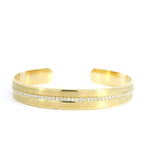 Load image into Gallery viewer, Cut-Cornered Matte Diamond Bangle
