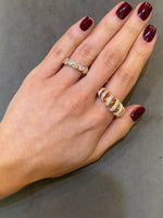 Load image into Gallery viewer, Diamond Twist Ring
