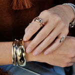 Load image into Gallery viewer, Polkadot Criss Cross Ring
