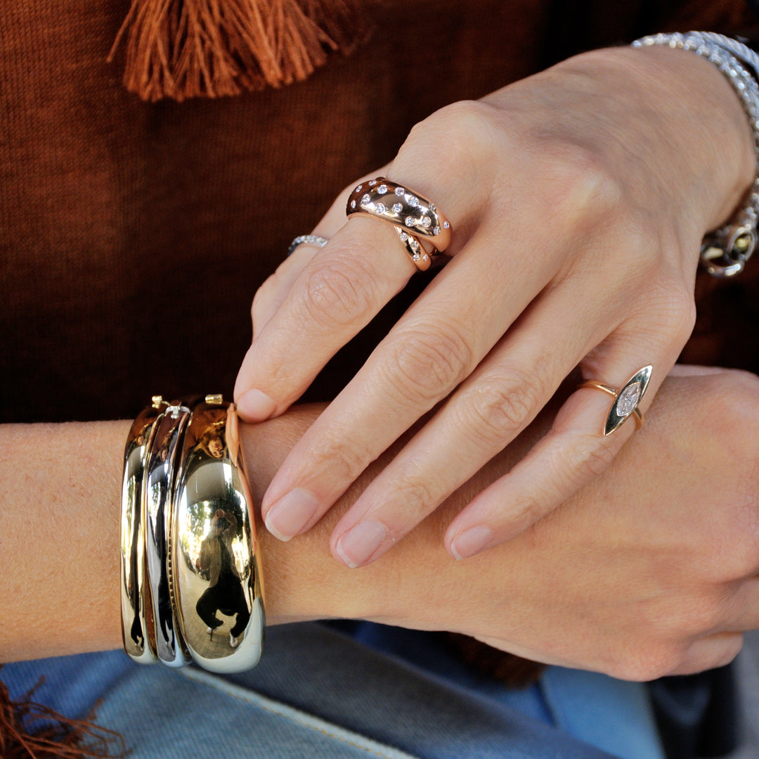 Squared Gold Bracelet