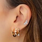 Load image into Gallery viewer, Starey Diamond Hoops (Medium Model)
