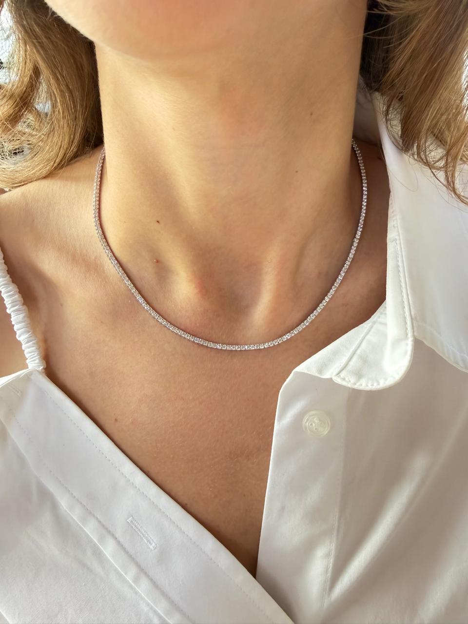 Full tennis necklace 0