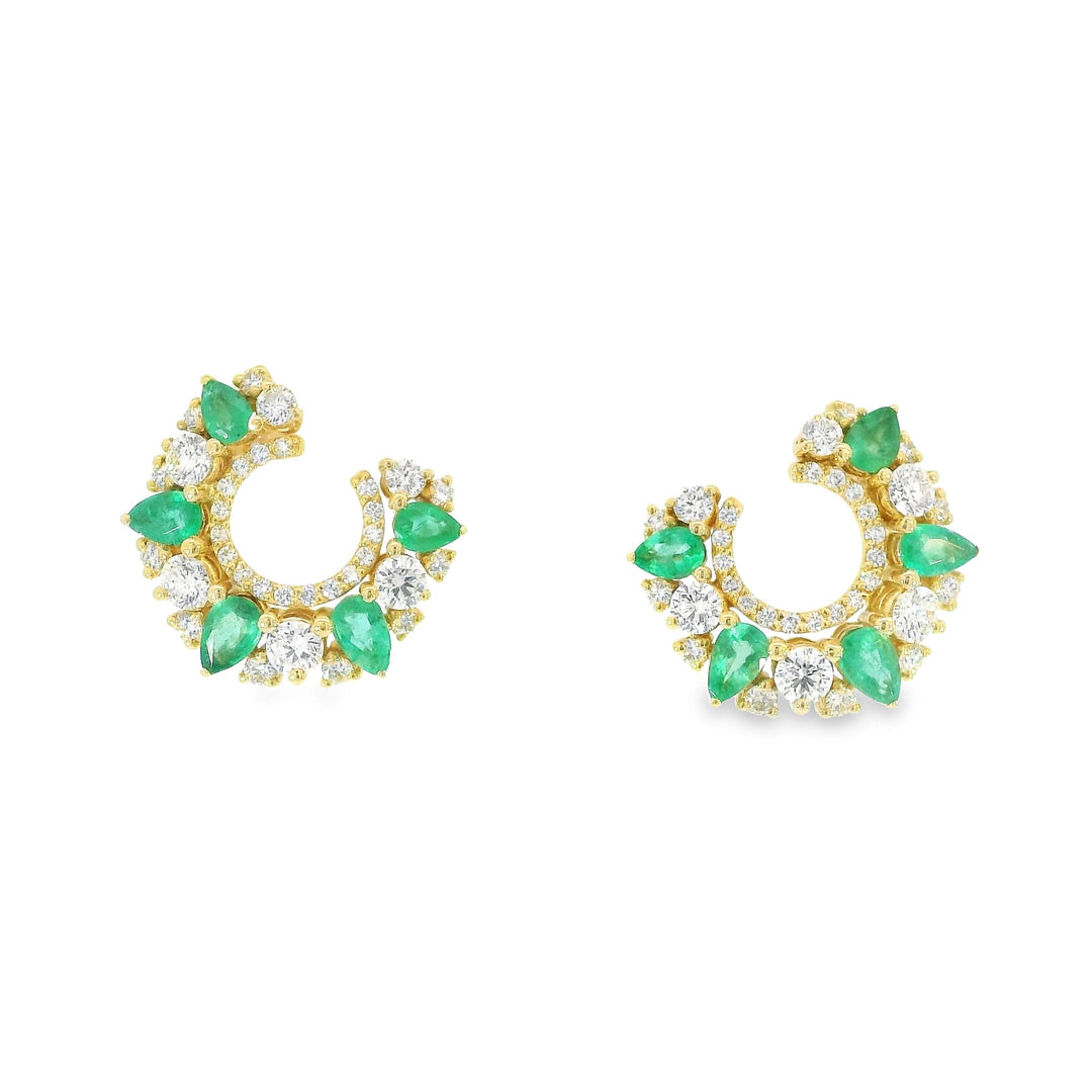 Emeralds Bouquet Earrings