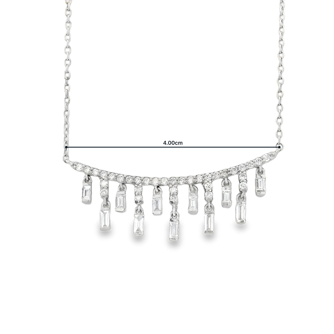 Diamond Arc Necklace