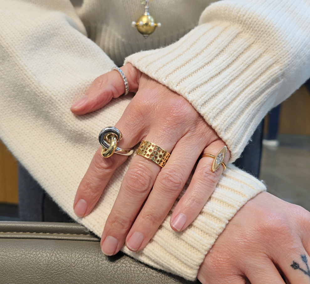Interlocked Gold Ring