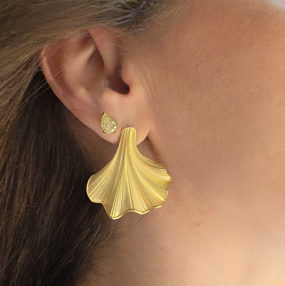 Gold Phantom Earrings