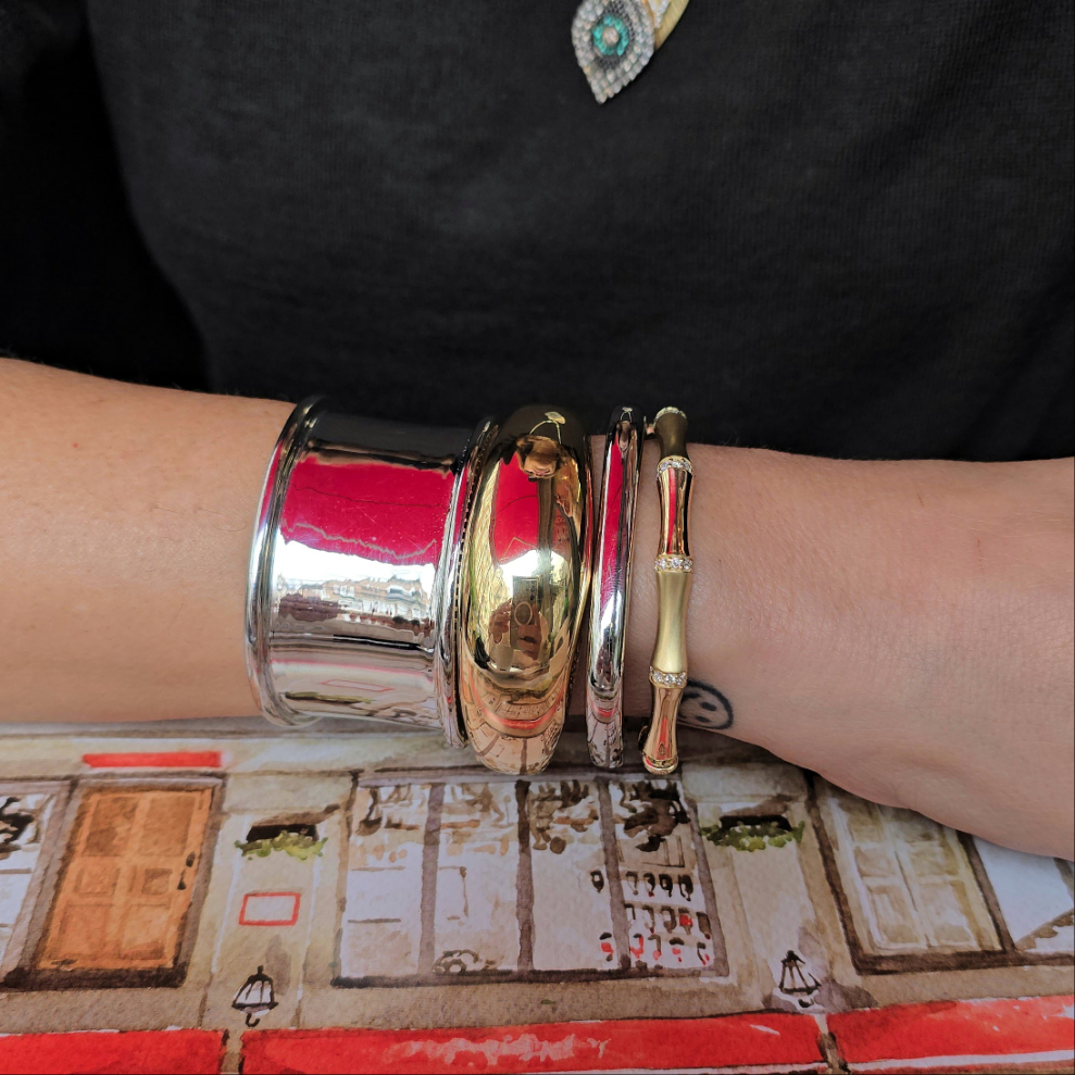 Diamond Bamboo Bracelet