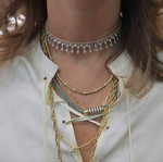 Load image into Gallery viewer, Rodded Tennis Necklace
