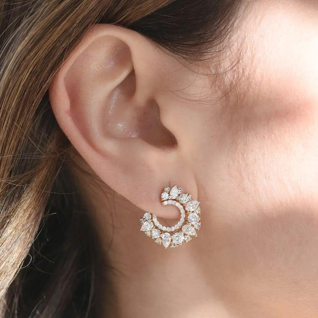 Diamonds Bouquet Earrings