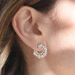 Load image into Gallery viewer, Diamonds Bouquet Earrings
