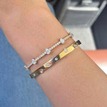 Load image into Gallery viewer, Diamond Scattered Gems Bracelet
