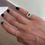 Load image into Gallery viewer, Emerald Birwaz Ring, Small Size
