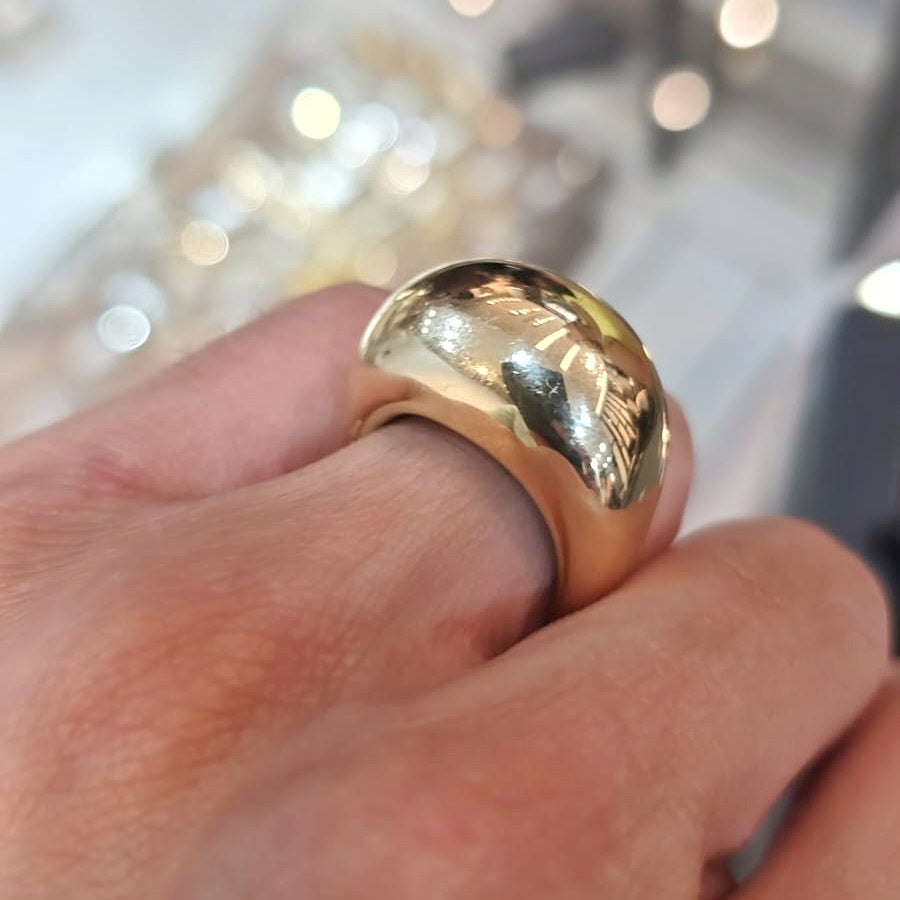 Dome Gold Ring