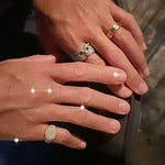 Load image into Gallery viewer, Full Diamond Pavé Pinky Ring
