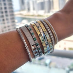 Load image into Gallery viewer, Diamond Scattered Gems Bracelet
