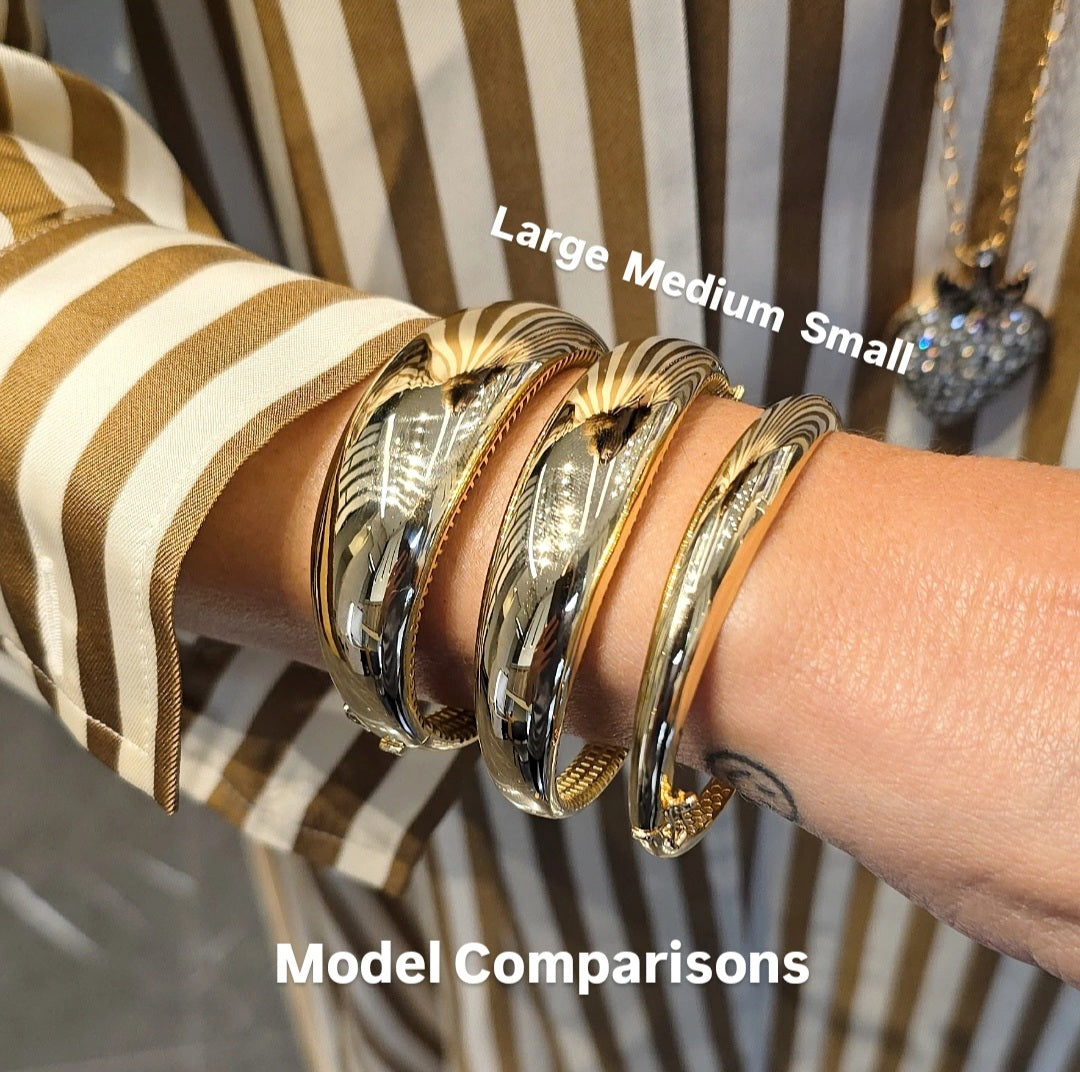 Gold Cigar Bracelet (Medium Model)