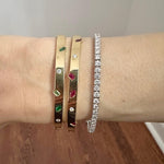 Load image into Gallery viewer, Ruby Scattered Gems Bracelet
