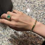 Load image into Gallery viewer, Emerald Birwaz Ring, Large Size
