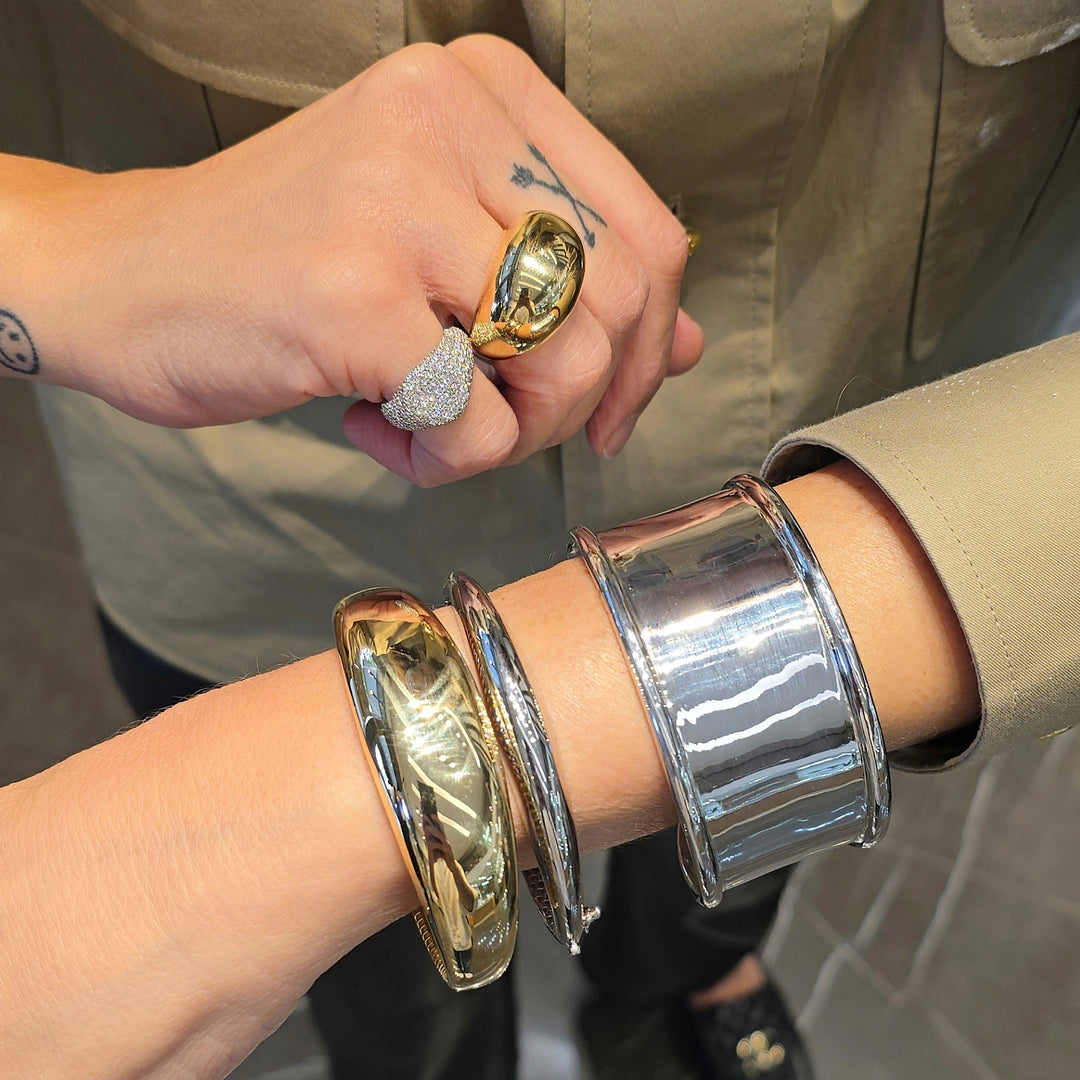 Gold Cigar Bracelet (Large Model)