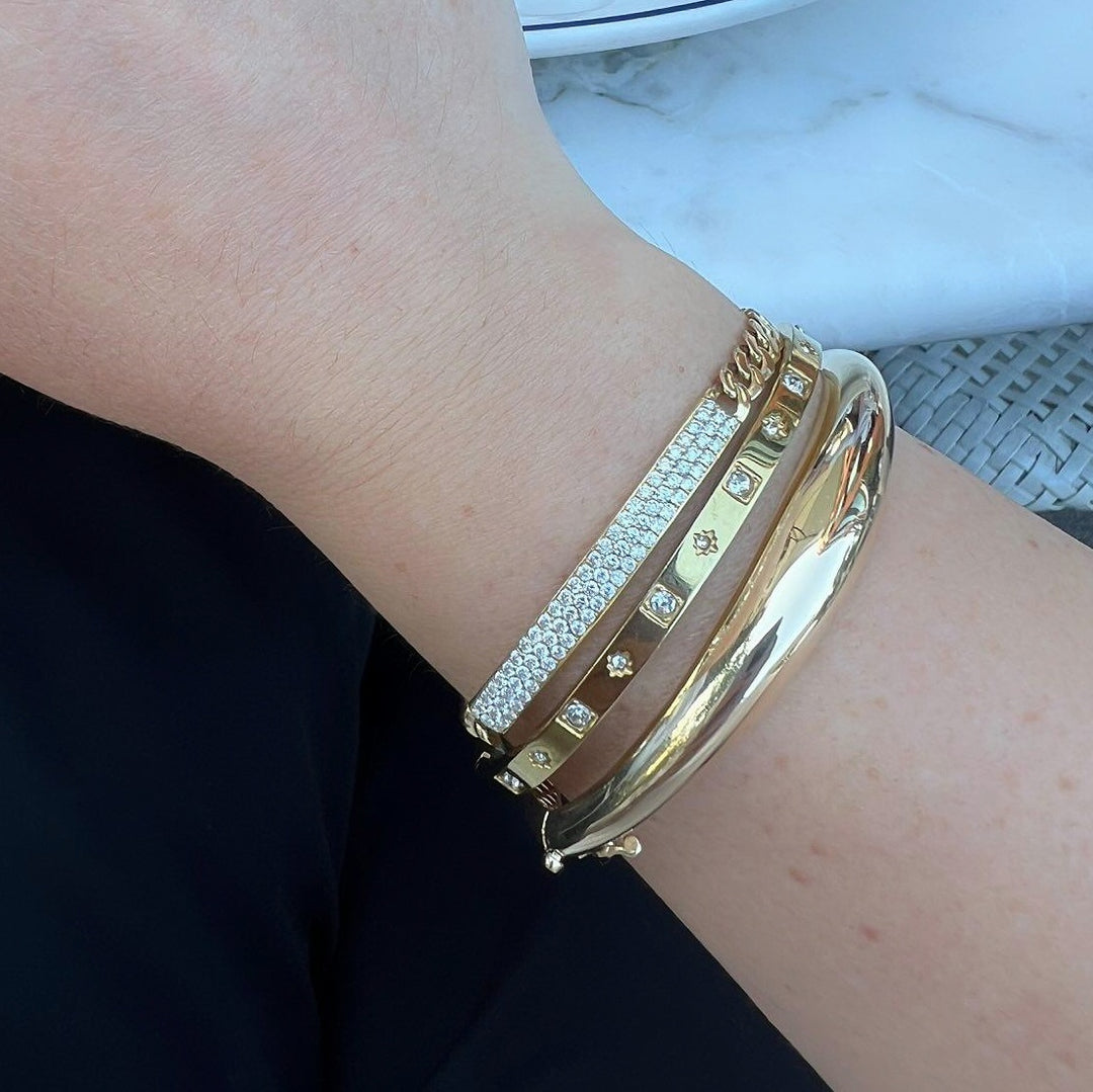 Gold Cigar Bracelet (Small Model)