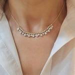 Load image into Gallery viewer, Bubbly Pear &amp; Round Diamond Necklace
