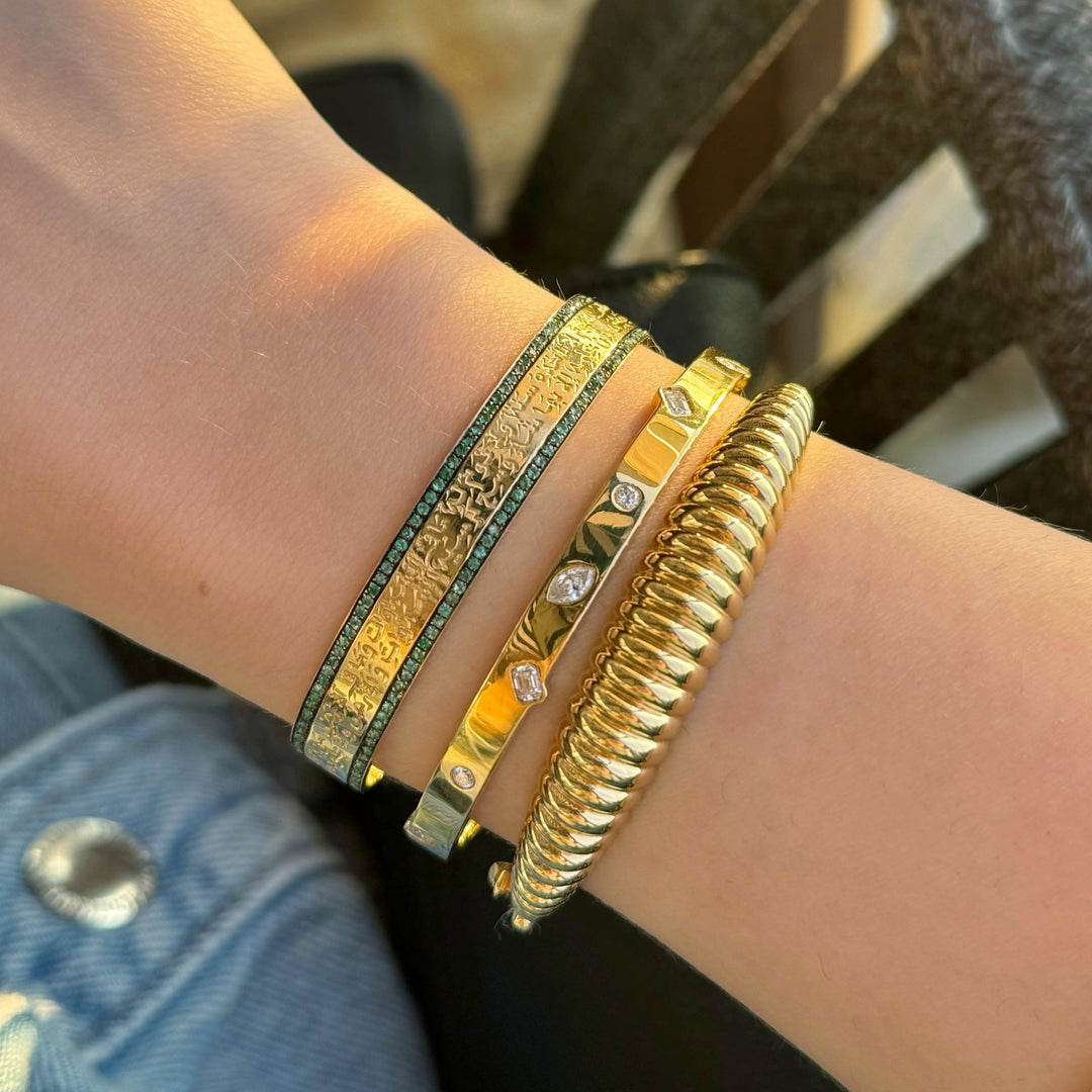 Diamond Scattered Gems Bracelet