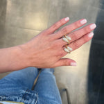 Load image into Gallery viewer, Emerald Eye Snake Ring
