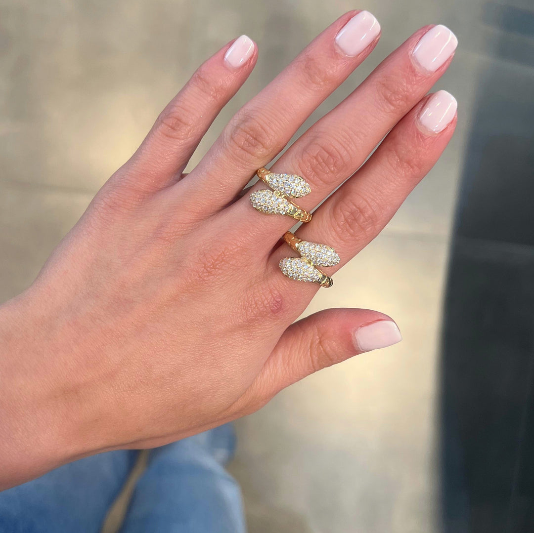 Emerald Eye Snake Ring