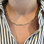 Load image into Gallery viewer, TRI-Rodded Tennis Necklace

