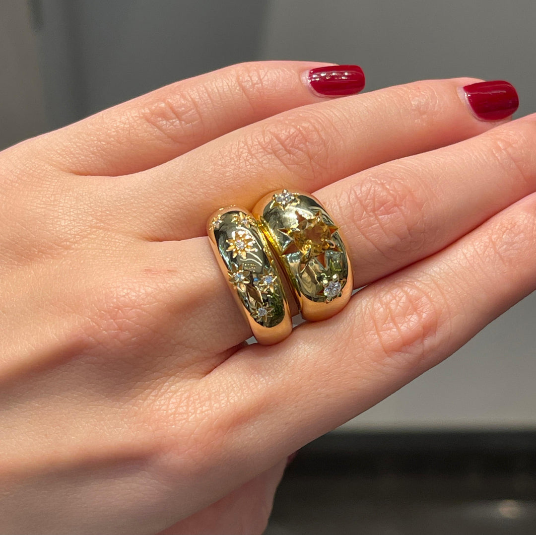 Starburst Diamond Ring