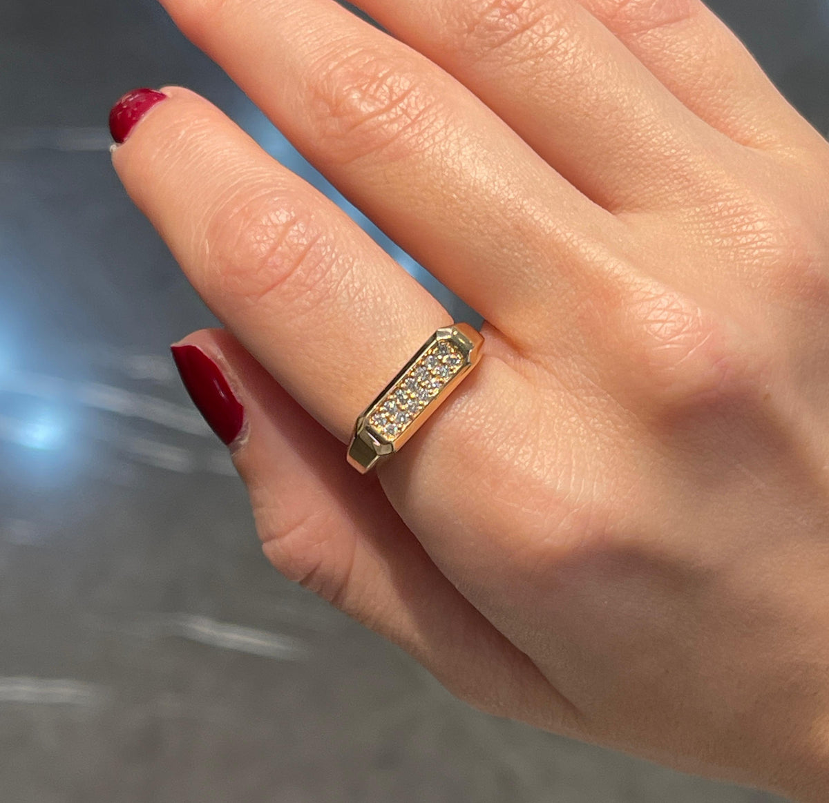 Vanguard diamond ring