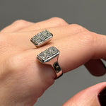 Load image into Gallery viewer, Diamond Double-Decker Ring

