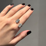 Load image into Gallery viewer, Diamond Double-Decker Ring
