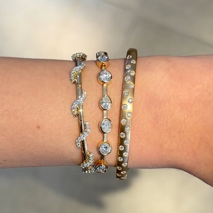 Velvet polkadot bracelet