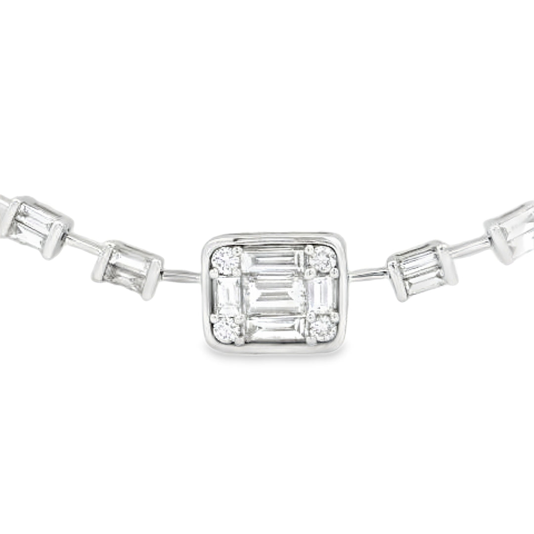 Squared-Illusion Joya Necklace