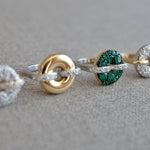 Load image into Gallery viewer, Diamond Glazed Donut Ring
