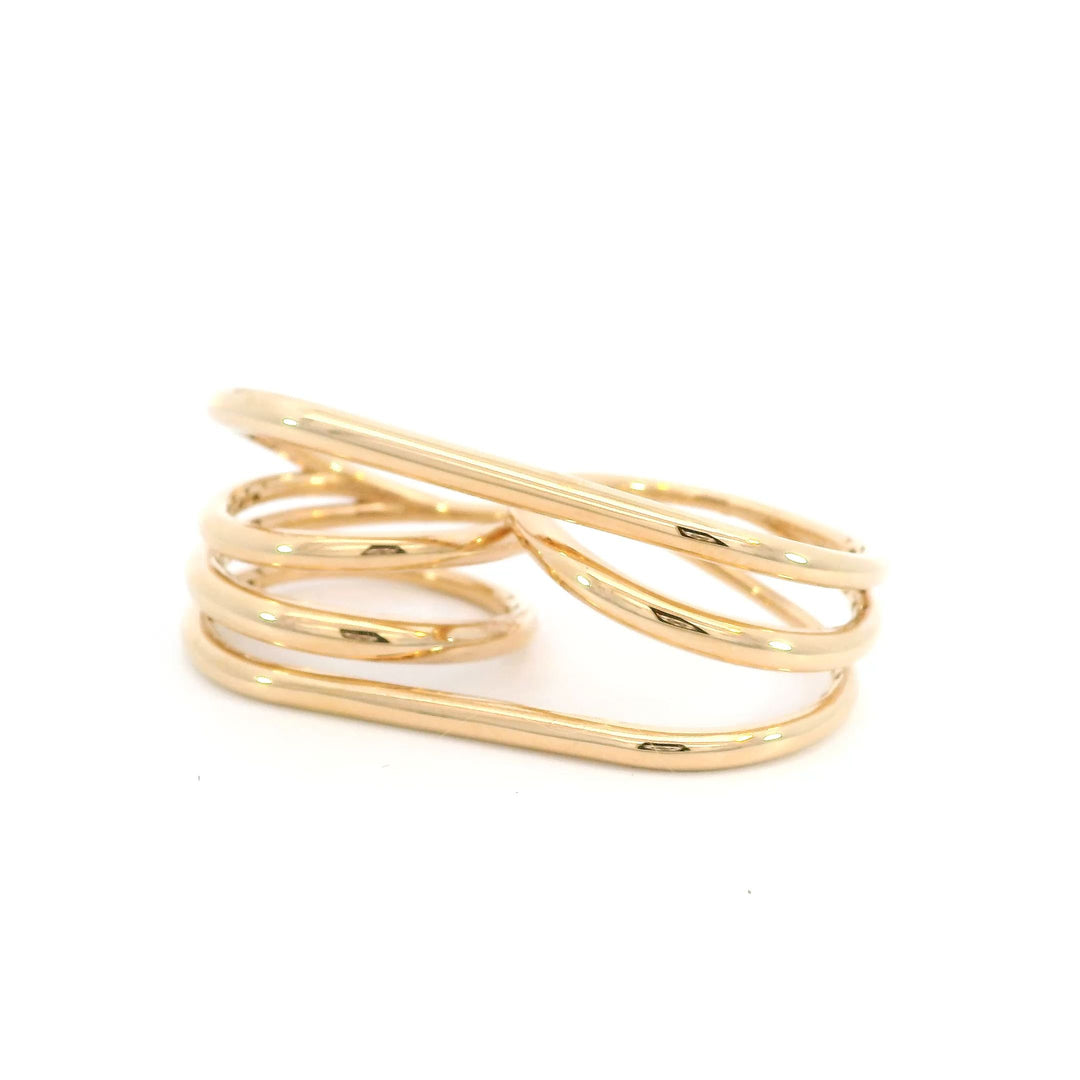 Gold Wired Double-Ring