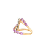 Load image into Gallery viewer, Interlaced Diamonds &amp; Pink Sapphires
