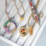 Load image into Gallery viewer, Gold Seashell Photo Locket
