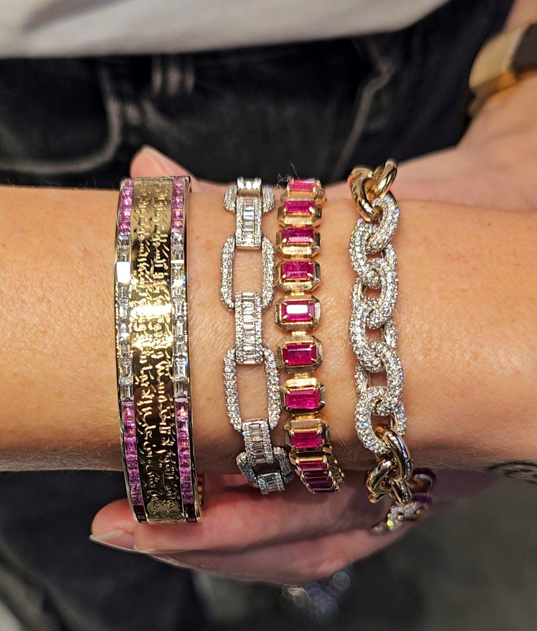 Ruby Delights Tennis Bracelet