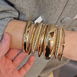 Load image into Gallery viewer, Gold Cigar Bracelet (Large Model)

