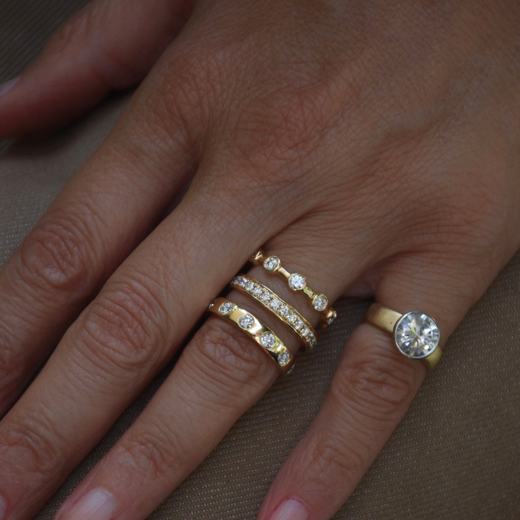 Triple Scoop Ring