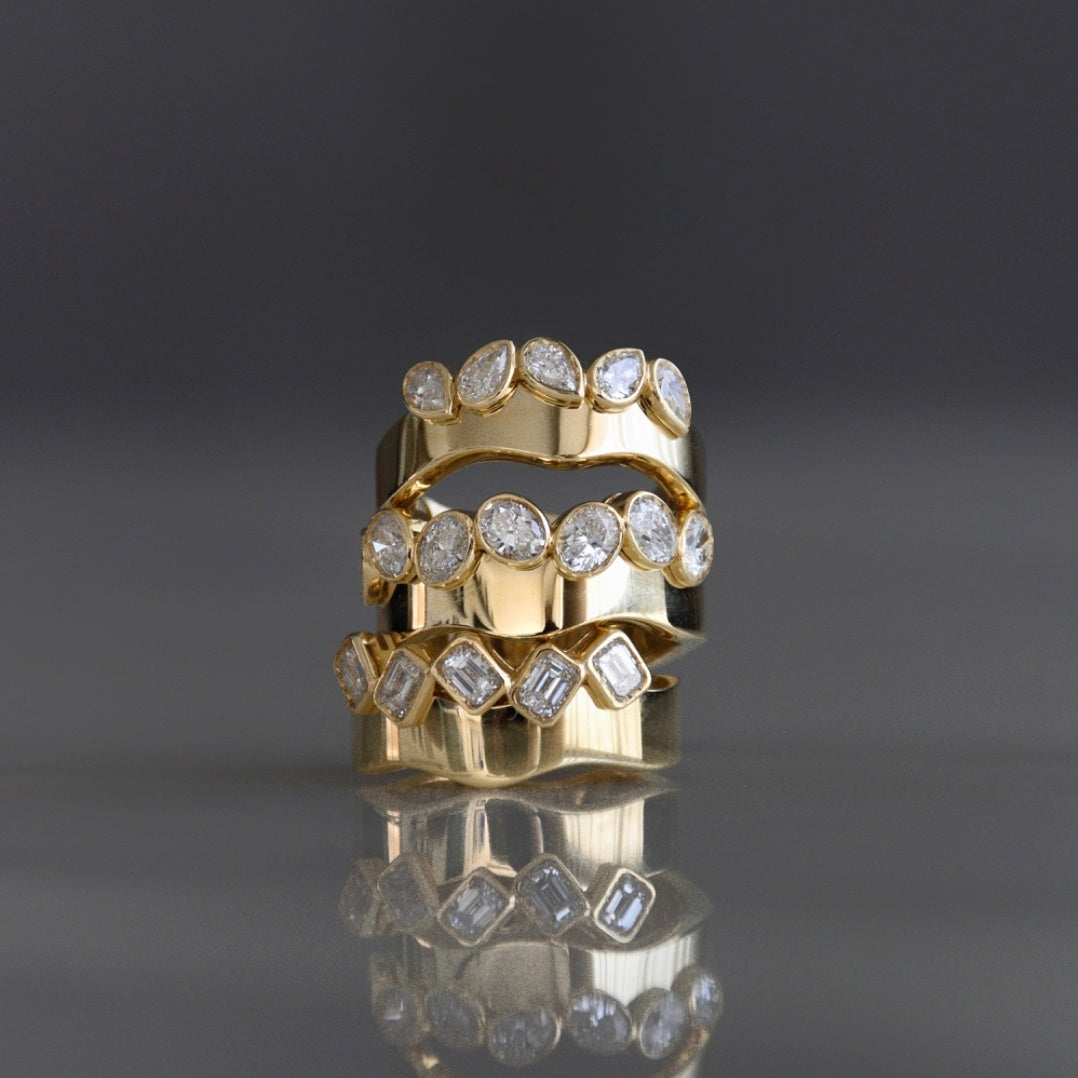 Ripple Bond Ring (Pears)