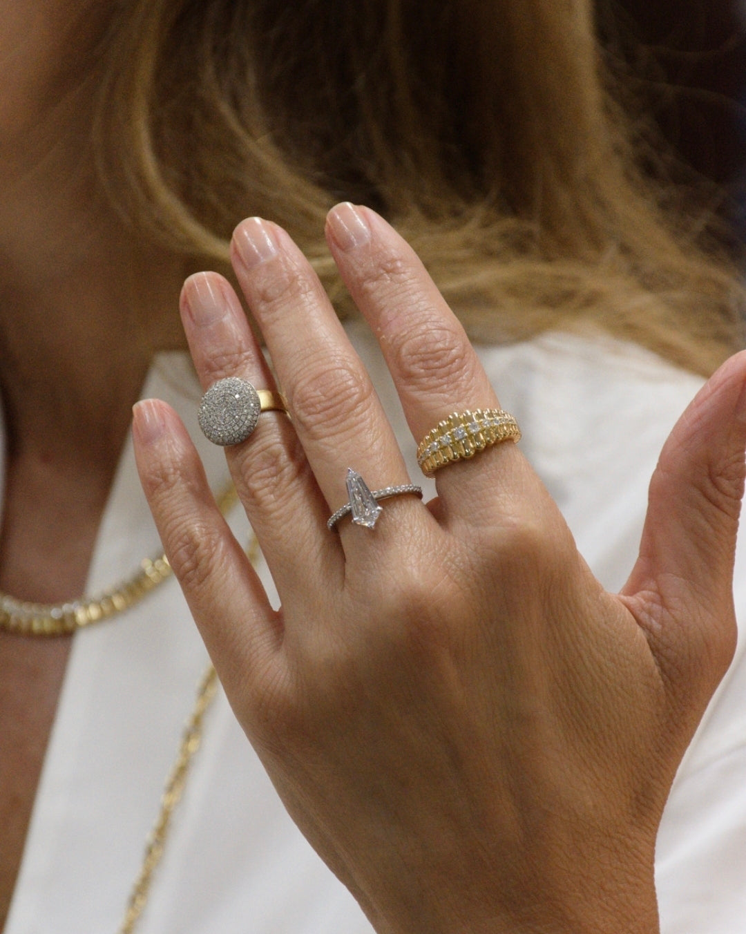 Diamond Rhythm Ring